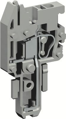 DKC Разъем типа ГНЕЗДО с пружинным зажимом на 1 контакт для клемм типа HVPC. Серый. 2,5 кв.мм.