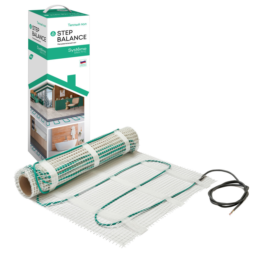 Systeme Electric STEP BALANCE Мат нагревательный SBM150070, 150 Вт/м2, 1050 Вт, 7 м2