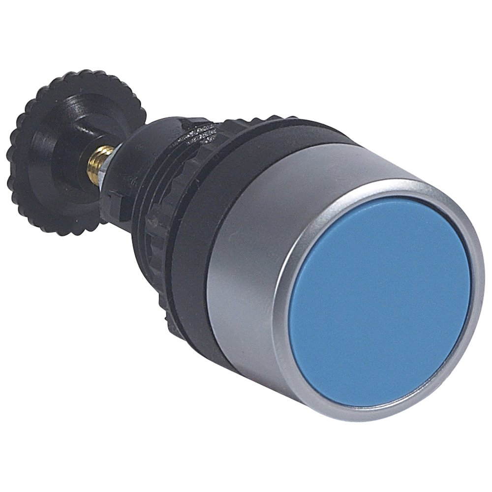 Legrand Osmoz Кнопка с удлиненным штоком для механического сброса для комплектации без подсветки IP 65 синий