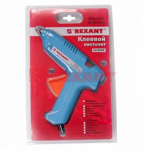 Пистолет клеевой 100Вт Ø11мм (блистер) Rexant