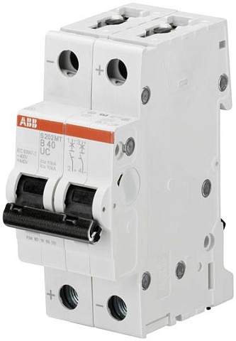 ABB Выключатель автоматический 2-полюсной S202M Z40UC