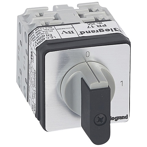 Legrand Выключатель положение вкл/откл PR 17 4П 4 контакта крепление на дверце