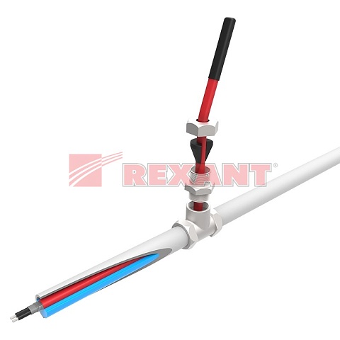 Греющий саморегулирующийся кабель (комплект в трубу) 10HTM2-CT ( 4м/40Вт) Rexant