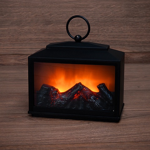 NEON-NIGHT Декоративный камин "Сканди" с эффектом живого огня 18х9х16 см, батарейки 3хС (не в комплекте)