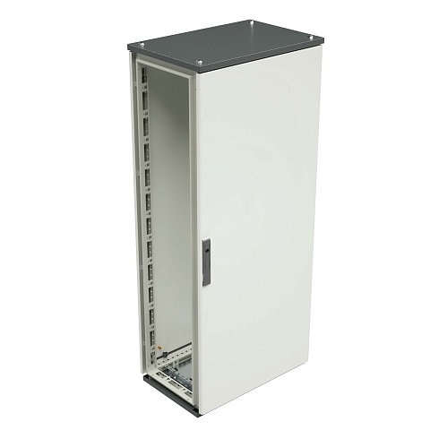 Шкаф напольный CQE собранный с дверью и задней панелью ВхШхГ 2000x600x600 мм