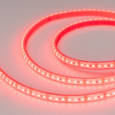 Arlight Лента герметичная RTW-PFS-A120-11mm 12V Red (9.6 W/m, IP68, 2835, 5m) (-)