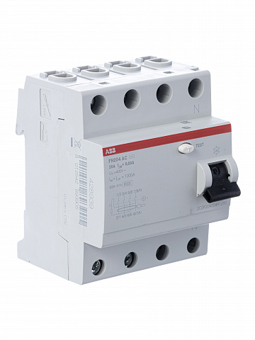 ABB FH204AC УЗО 4P 25A 30mA (AC)