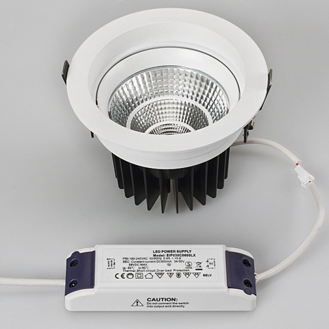 Arlight Светодиодный светильник LTD-140WH 25W White 60deg (IP40 Металл, 3 года)
