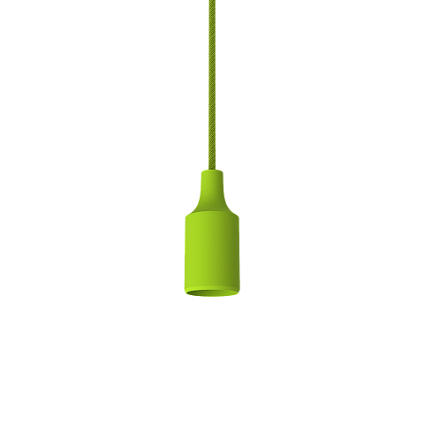 Gauss Светильник подвесной Decor PL015 зеленый E27, 1 м, 1/40