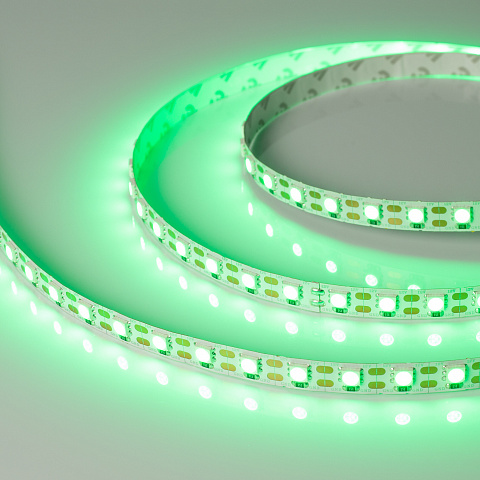 Arlight Светодиодная лента RT 2-5000 12V Cx1 Green 2x (5060, 360 LED, LUX) (15.6 Вт/м, IP20)
