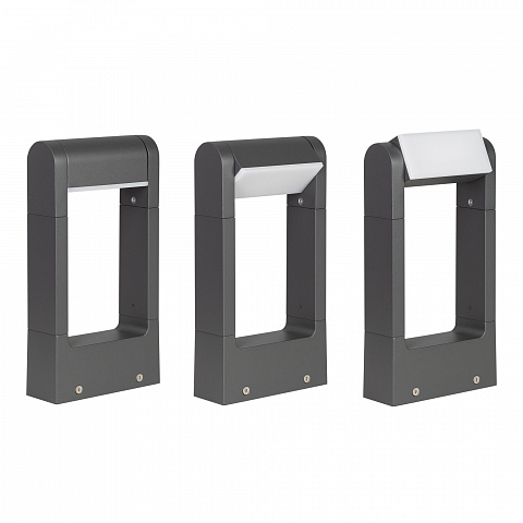 Arlight Светильник LGD-PATH-FRAME-ROTARY-H300-6W Warm3000 (GR, 111 deg, 230V) (IP65 Металл, 3 года)
