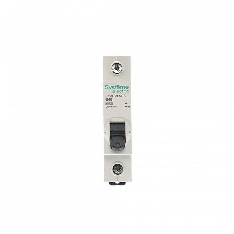 Systeme Electric City9 Set Автоматический выключатель (АВ) B 40А 1P 6kA 230В