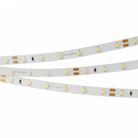 Arlight Лента RT-A60-8mm 24V White6000 (4.8 W/m, IP20, 2835, 50m) (4.8 Вт/м, IP20)