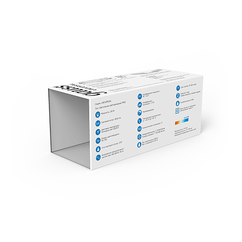 Gauss Светильник линейный UNIVERSAL 36W 3630lm 6500K 185-265V IP65 1170*60*55мм соед в лин LED