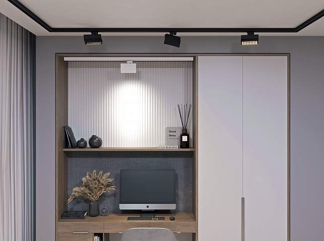Arlight Светильник LGD-LOFT-TRACK-4TR-S170-10W White6000 (BK, 24 deg, DALI) (IP20 Металл, 3 года)