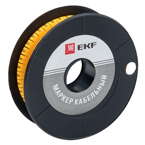 EKF PROxima Маркер кабельный 1,5 мм2 "8" (1000 шт.) (ЕС-0)
