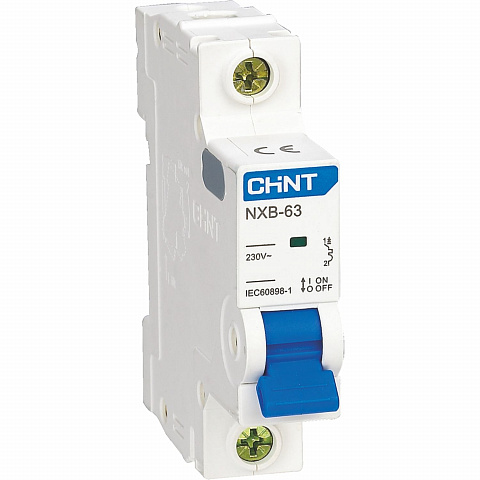 CHINT Авт. выкл. NXB-63 1P 10A 6кА х-ка C