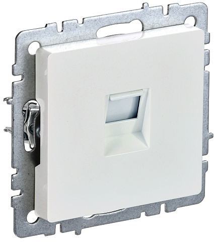 IEK BRITE BASE Жемчуг Розетка комп. RJ45 кат.6 РК11-БрЖ