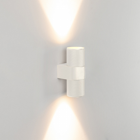 Arlight Светильник SP-SPICY-WALL-TWIN-S180x72-2x6W Warm3000 (WH, 40 deg) (IP20 Металл, 3 года)