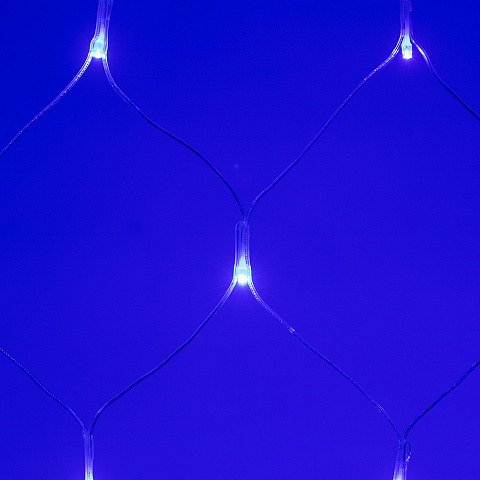 Arlight Светодиодная гирлянда ARD-NETLIGHT-HOME-1500x1500-CLEAR-150LED Blue (230V, 12W) (Ardecoled, IP20)