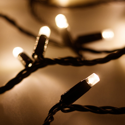 Arlight Светодиодная гирлянда ARD-STRING-PRO-10000-BLACK-100LED-STD WARM (230V, 7W) (Ardecoled, IP65)