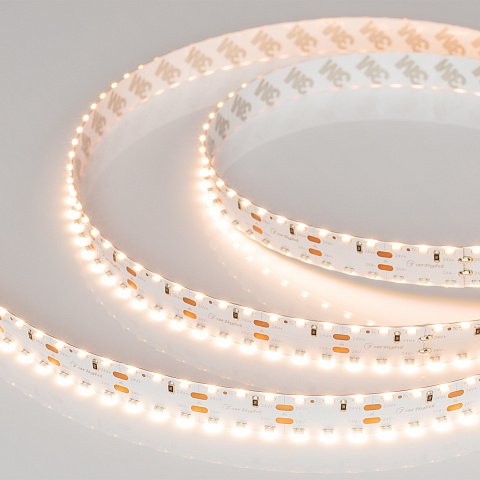 Arlight Светодиодная лента RS 2-5000 24V Warm2700 2x2 15mm (3014, 240 LED/m, LUX) (19.2 Вт/м, IP20)