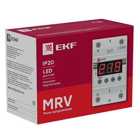 EKF PROxima Реле напряжения с дисплеем MRV 32A