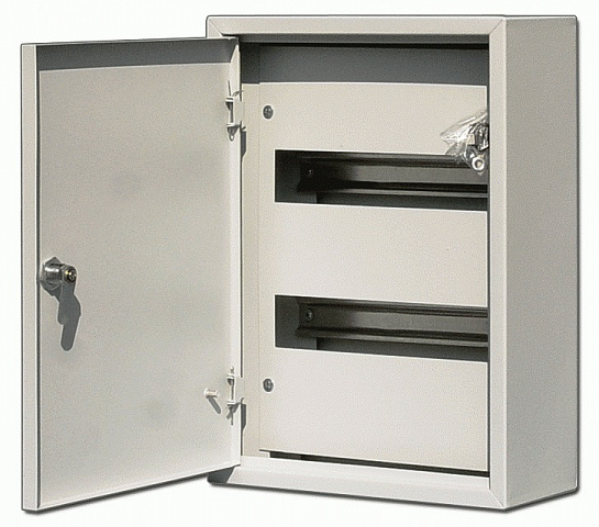 DEKraft Корпус металлический 400х300х120 24 мод. IP31 ЩРН-24