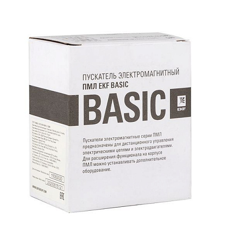 EKF Basic Пускатель электромагнитный серии ПМЛ-1161М 12А 230В  Basic