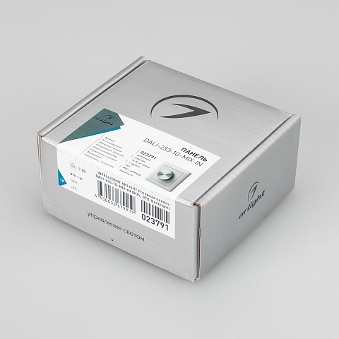 Arlight INTELLIGENT Роторная панель DALI-233-1G-MIX-IN (BUS, DT8, Backlight) (-)