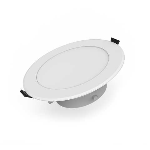 Gauss Светильник Elementary Downlight круг 7,5W 620lm 4000K 185-250V IP54 95*45 монтаж белый LED 1/40