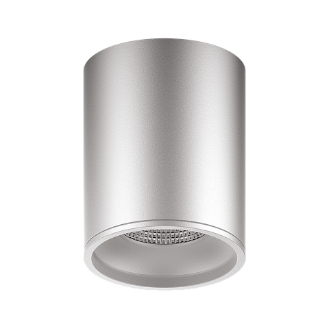 Gauss Светильник Overhead накл цил 12W 920lm 4100K 170-240V IP20 79*100мм хром сатин LED