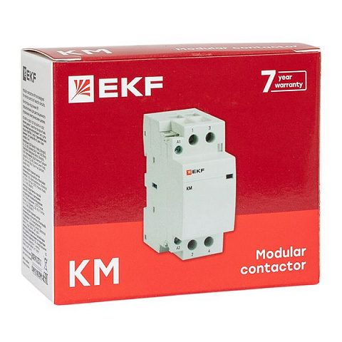 EKF PROxima Контактор модульный КМ 63А 2NО (2 мод.)