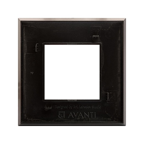 Рамка "Avanti", "Серый жемчуг", 1 пост (2 мод.)
