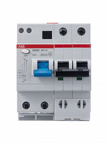 ABB Выключатель автоматический дифференциального тока 4мод. DS202 AC-C40/0,03