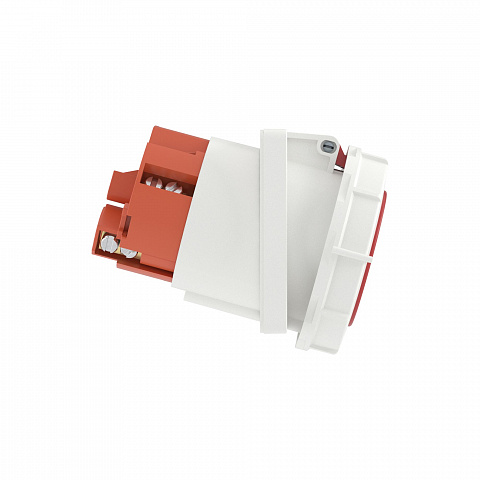 DKC Розетка панельная с наклоном IP67 63A 3P+E 400В