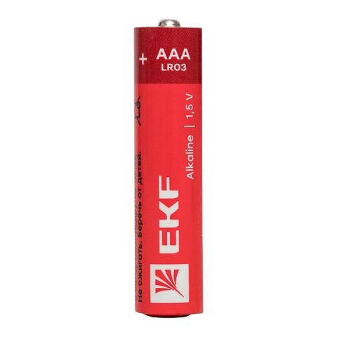 EKF PROxima Алкалиновая батарейка типа ААА(LR03) пластиковый бокс 24шт.
