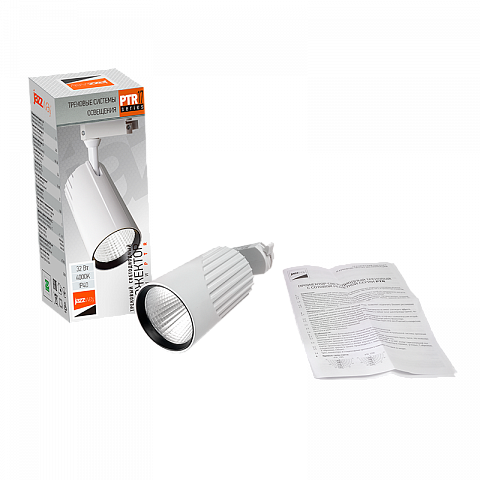 Jazzway Трековый светильник PTR 1732 32w 4000K 24° Белый