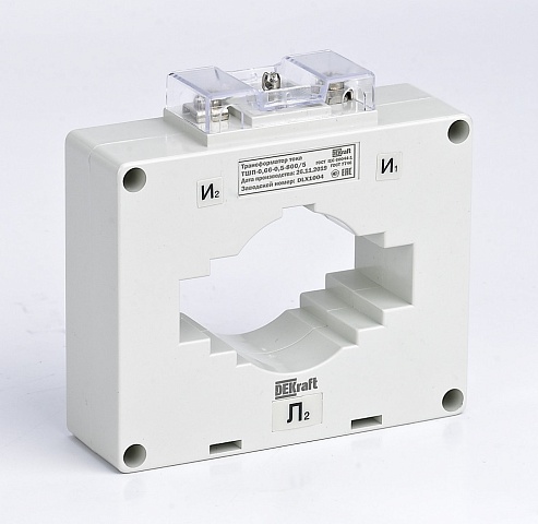 DEKraft Трансформатор тока ТШП-0,66 0,5 800/5 10ВА, диаметр 100мм