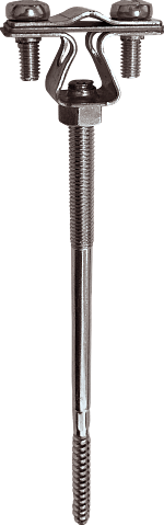 EZETEK Держатель проводника круглого 8-10 мм для деревянного фасада, оцинк.