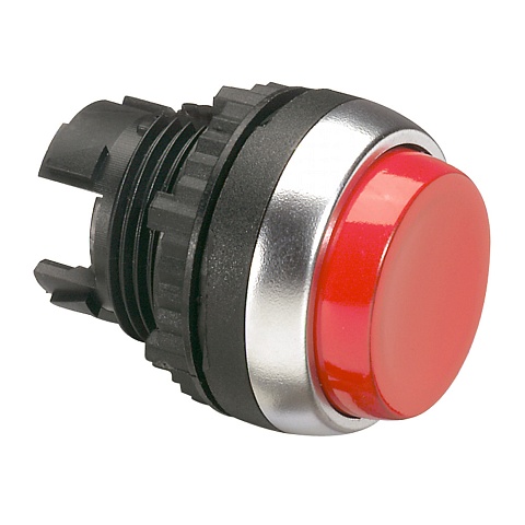 Legrand Osmoz Кнопка с пружинным возвратом ∅ 22,3 для комплектации выступающая без подсветки IP 66 красный