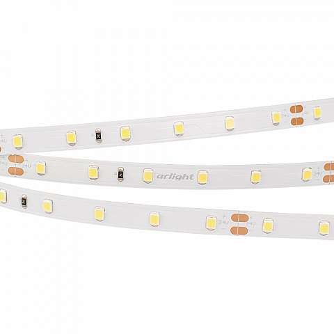 Arlight Лента RT-A60-8mm 24V Cool 8K (4.8 W/m, IP20, 2835, 5m) (Открытый)