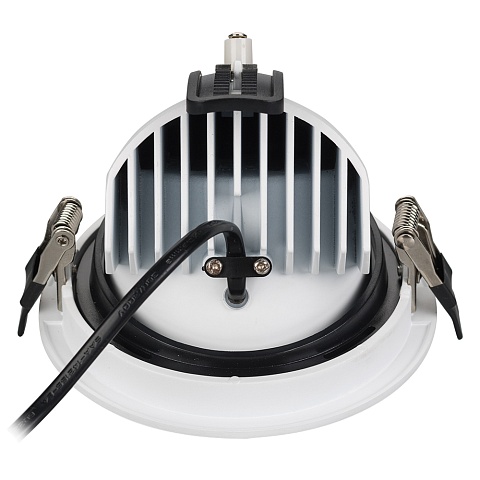 Arlight Светильник LTD-EXPLORER-R130-20W Warm3000 (BK, 38 deg, 230V) (IP20 Металл, 3 года)