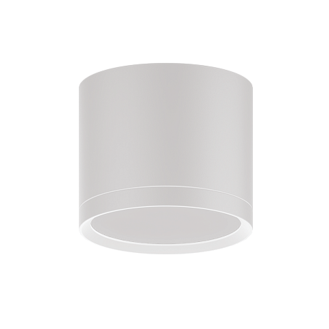 Gauss Светильник Overhead накл цил 10W 700lm 3000K 170-240V IP20 88*75мм белый с расс LED