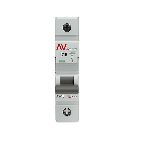EKF Averes AV-10 Автоматический выключатель  (С) 1P 16A 10kA