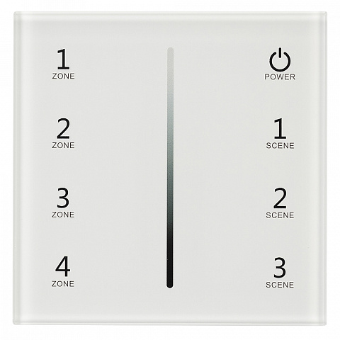 Arlight Панель SMART-P34-DIM-IN White (230V, 0-10V, Sens, 2.4G) (IP20 Пластик, 5 лет)