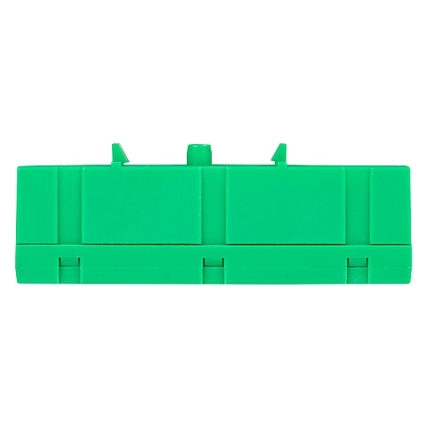 EKF PROxima Шина "0" PE (6х9мм) 12 отверстий латунь зеленый изолированный корпус на DIN-рейку