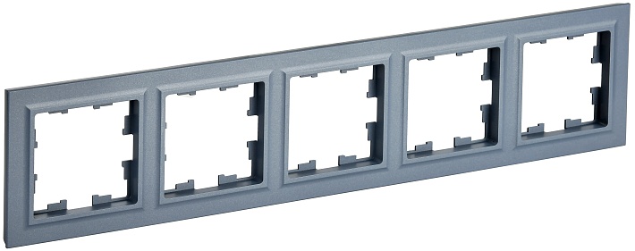 IEK BRITE BASE Маренго Рамка 5-м РУ-5-БрМ
