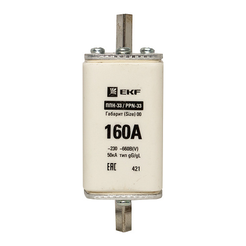 EKF PROxima Плавкая вставка ППН-33 160/160А габарит 00