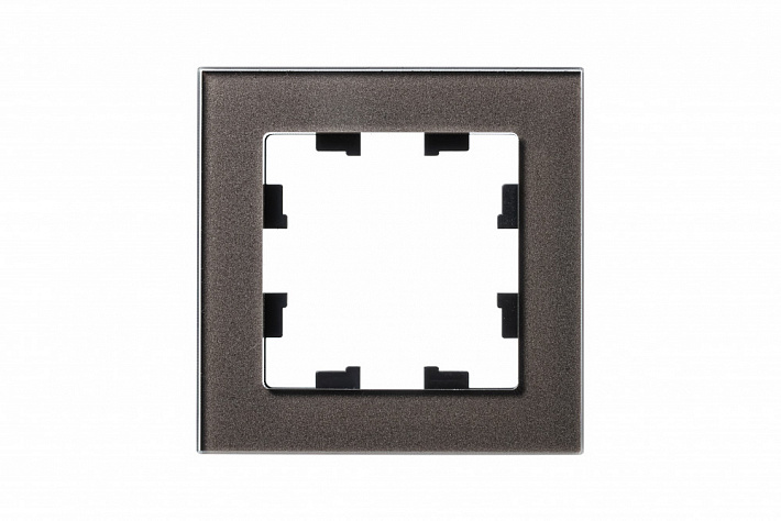 SE Atlasdesign NATURE 1-постовая Рамка, органическое стекло мокко